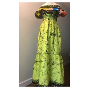 100% cotton dress. Unique dress. Long dress